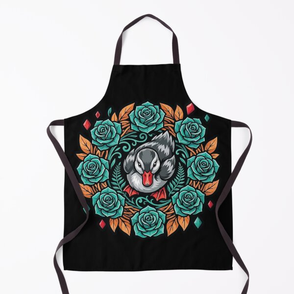 Item preview, Cute Duck Floral Rose Wreath Vector Graphic Art designed and sold by ZUMERI.