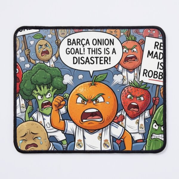 Item preview, Funny FCB Onion Goal Football Cartoon Design designed and sold by annaarthk.
