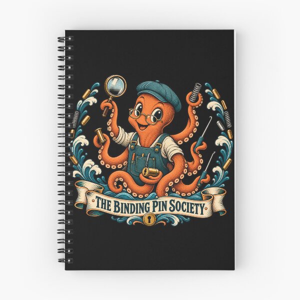 Item preview, The Binding Pin Society - Octopus Locksport Mascot designed and sold by PWD-Design.