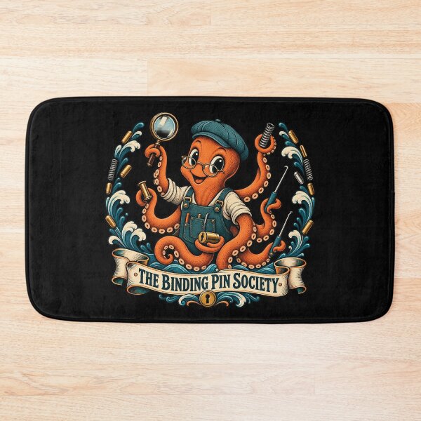 Item preview, The Binding Pin Society - Octopus Locksport Mascot designed and sold by PWD-Design.