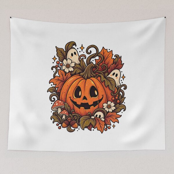 Item preview, Autumn Pumpkin Spirits designed and sold by LuveraxArt.