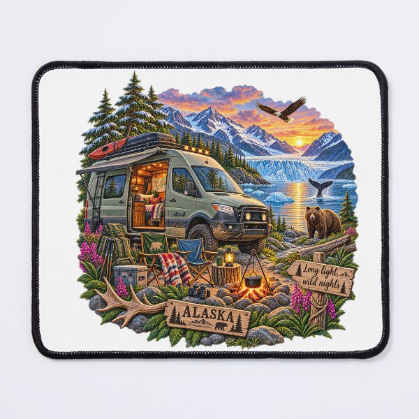 Item preview, Alaska Van Life designed and sold by Whimspired By Paxx.