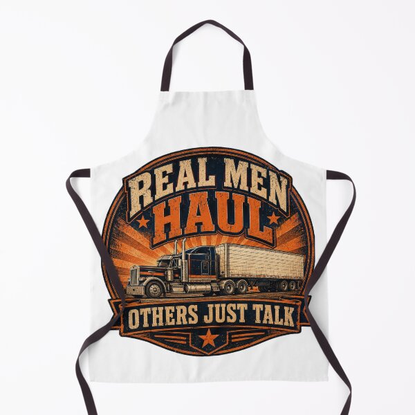 Item preview, Real Men Haul Others Just Talk - Trucker Gift designed and sold by Haque Desigens.