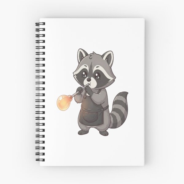 Item preview, Cute Raccoon Glassblowing Molten Glass designed and sold by Ella_Sketch.