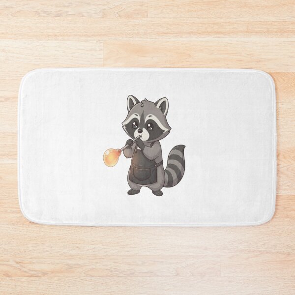 Item preview, Cute Raccoon Glassblowing Molten Glass designed and sold by Ella_Sketch.