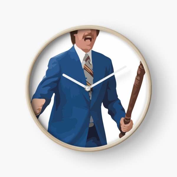 Ron Burgundy - Anchorman Clock