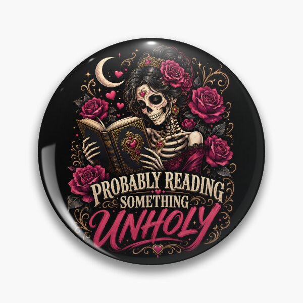 Item preview, Probably Reading Something Unholy Gothic Book Lover designed and sold by Victor Shadehorn.
