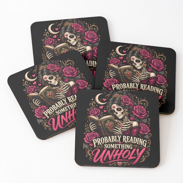 Item preview, Probably Reading Something Unholy Gothic Book Lover designed and sold by Victor Shadehorn.