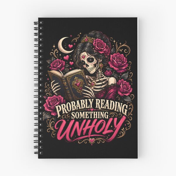 Item preview, Probably Reading Something Unholy Gothic Book Lover designed and sold by Victor Shadehorn.