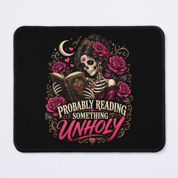 Item preview, Probably Reading Something Unholy Gothic Book Lover designed and sold by Victor Shadehorn.