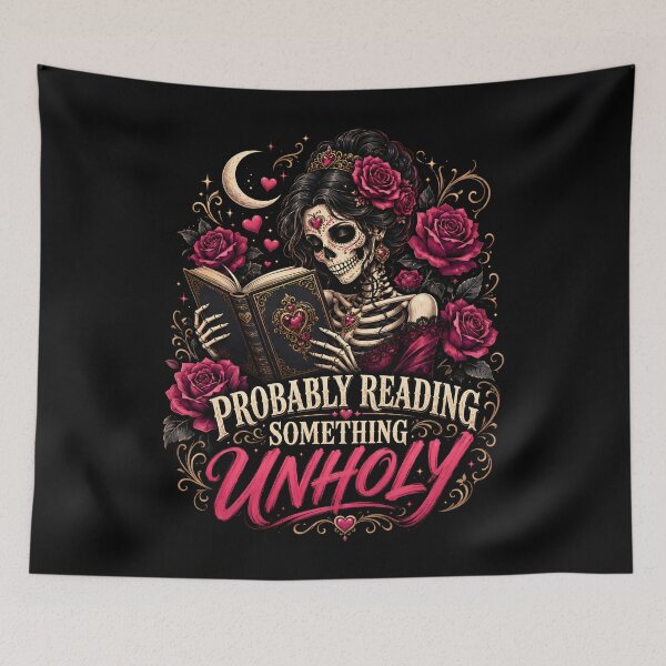 Item preview, Probably Reading Something Unholy Gothic Book Lover designed and sold by Victor Shadehorn.