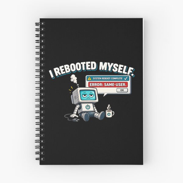 Item preview, I REBOOTED MYSELF — Error: Same User designed and sold by signshirtz.