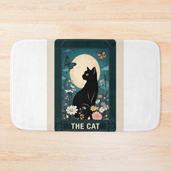 Item preview, Witchy Black Cat Tarot | The Cat - Tarot Edition  designed and sold by PurrfectHome.