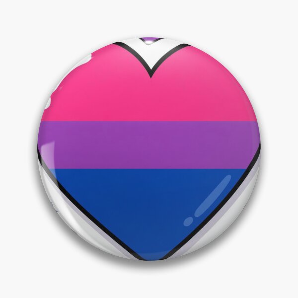 Item preview, Bi Heart with Mini Hearts designed and sold by Left-Wing-Humor.