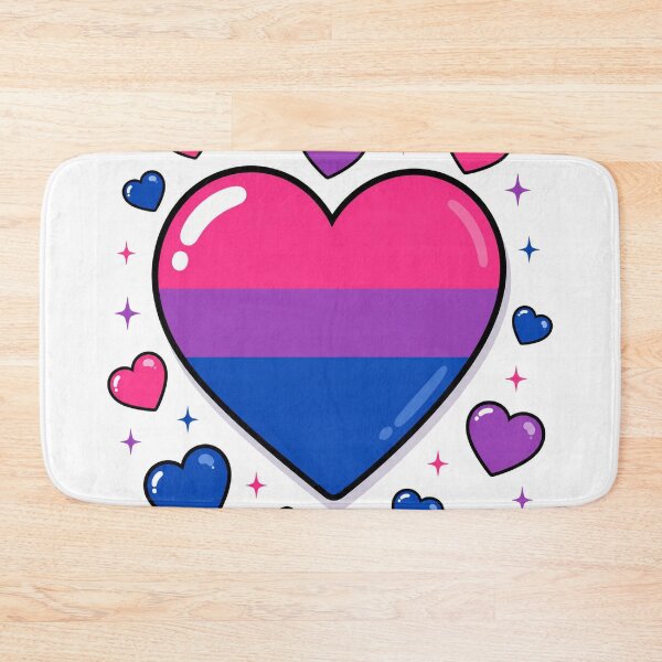 Item preview, Bi Heart with Mini Hearts designed and sold by Left-Wing-Humor.