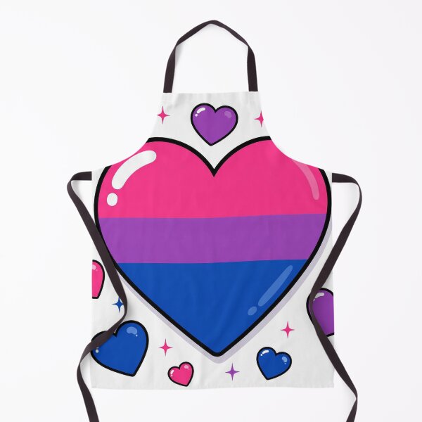 Item preview, Bi Heart with Mini Hearts designed and sold by Left-Wing-Humor.