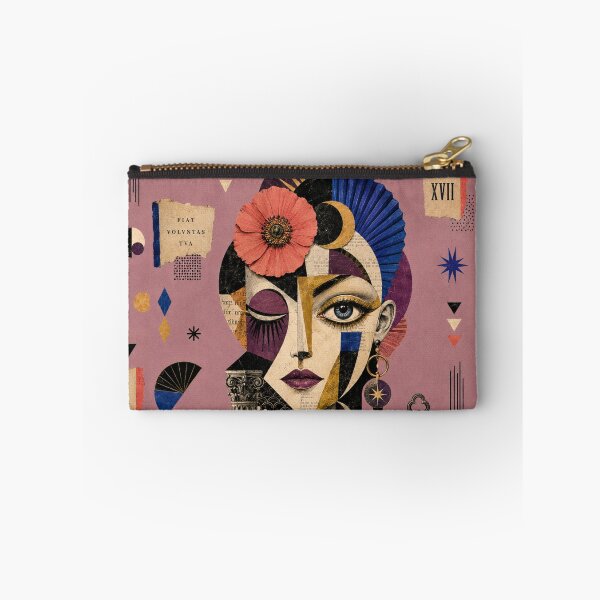 Item preview, Moonflower Oracle — Surreal Dada Art Deco Collage designed and sold by MarksBook.
