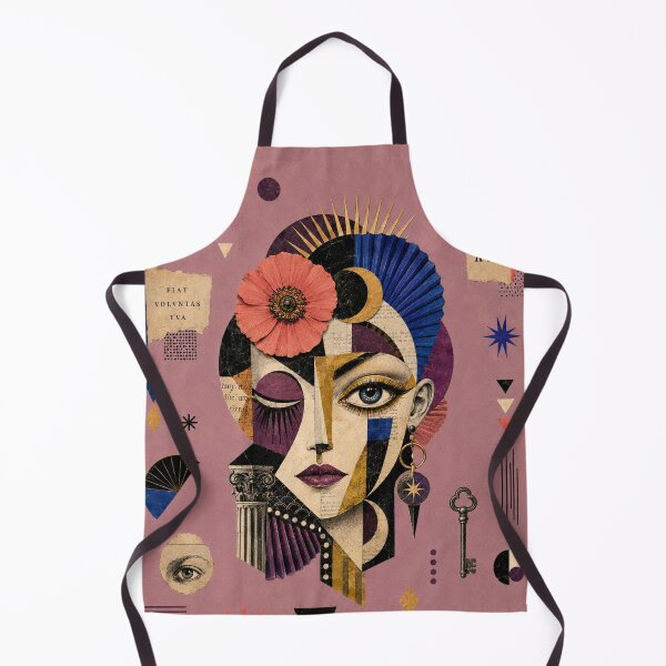 Item preview, Moonflower Oracle — Surreal Dada Art Deco Collage designed and sold by MarksBook.