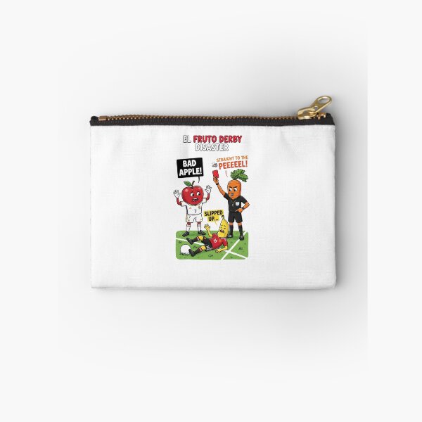 Item preview, El Fruto Derby Disaster Funny Soccer Cartoon designed and sold by annaarthk.