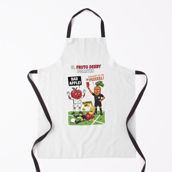 Item preview, El Fruto Derby Disaster Funny Soccer Cartoon designed and sold by annaarthk.
