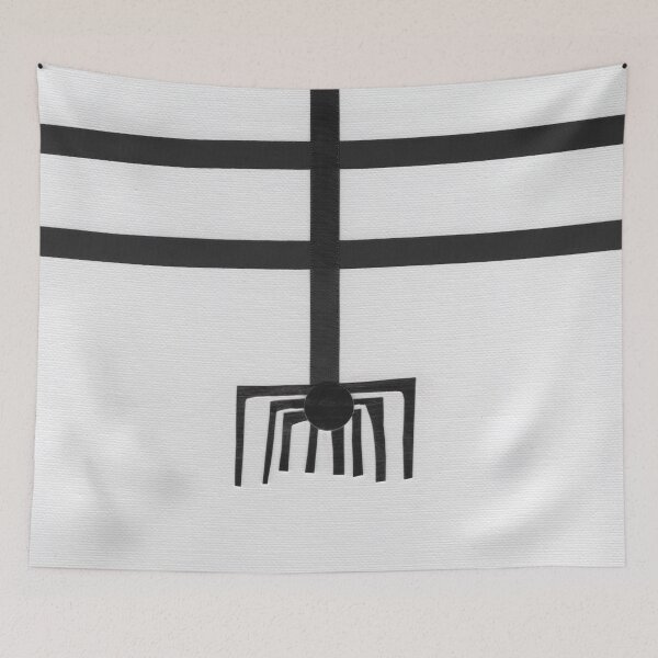 Item preview, Geometric Spider Design Black and White designed and sold by Kristy Carpenter.