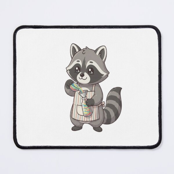 Item preview, Cute Raccoon Making Sand Art designed and sold by Ella_Sketch.