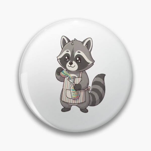 Item preview, Cute Raccoon Making Sand Art designed and sold by Ella_Sketch.