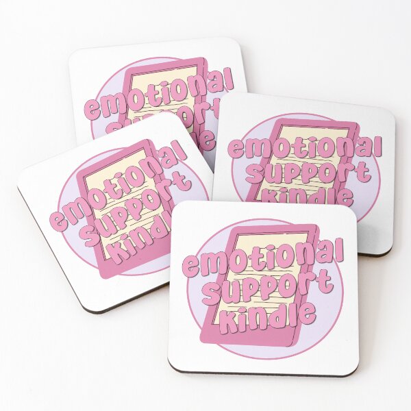 Artikelvorschau, Emotional Support Kindle (Pink) entworfen und verkauft von birdiesinc.