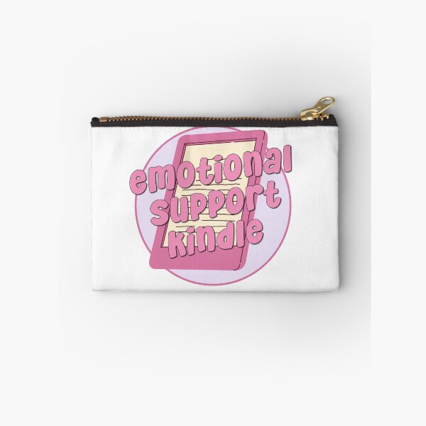 Item preview, Emotional Support Kindle (Pink) designed and sold by birdiesinc.