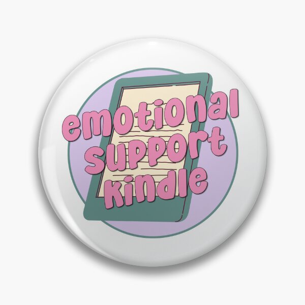 Item preview, Emotional Support Kindle (Green) designed and sold by birdiesinc.