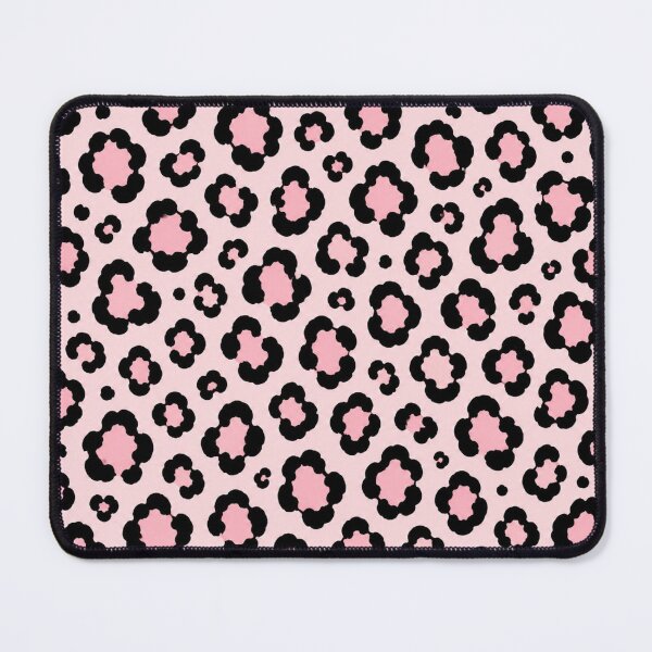 Item preview, Pastel Pink Leopard Print – Chic Black Animal Pattern designed and sold by HO•Designs.