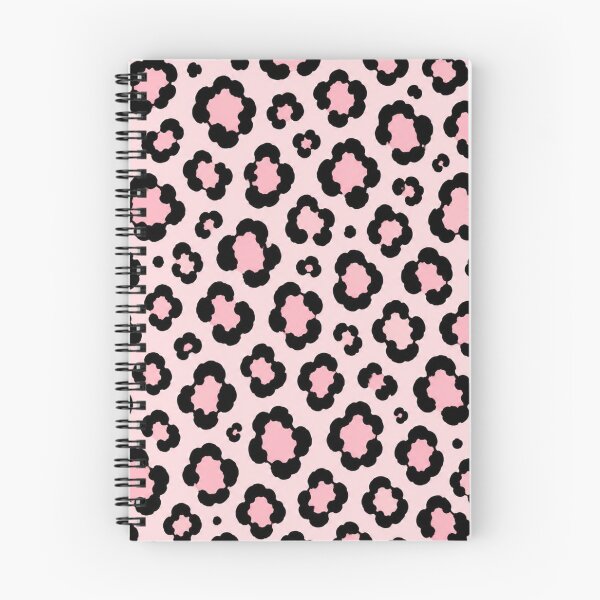 Item preview, Pastel Pink Leopard Print – Chic Black Animal Pattern designed and sold by HO•Designs.
