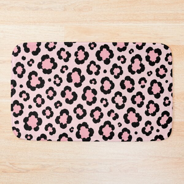 Item preview, Pastel Pink Leopard Print – Chic Black Animal Pattern designed and sold by HO•Designs.