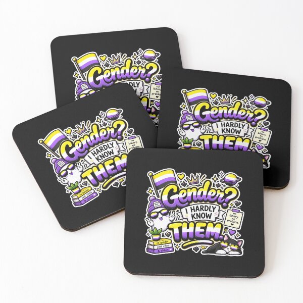 Item preview, Gender? I Hardly Know Them – Nonbinary Pride designed and sold by Brave Little Mess Club.