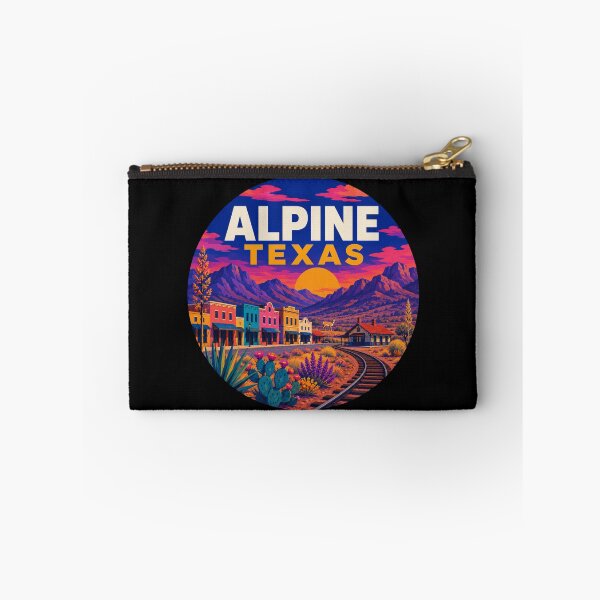 Item preview, Retro Alpine Texas West Texas Sunset designed and sold by SimplyJasper.