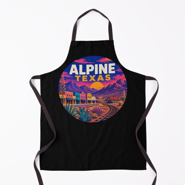 Item preview, Retro Alpine Texas West Texas Sunset designed and sold by SimplyJasper.