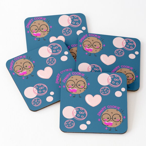 Item preview, Smart Cookie Cute Reading Chocolate Chip Pattern designed and sold by Azurart2.