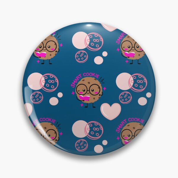 Item preview, Smart Cookie Cute Reading Chocolate Chip Pattern designed and sold by Azurart2.