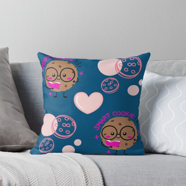 Item preview, Smart Cookie Cute Reading Chocolate Chip Pattern designed and sold by Azurart2.