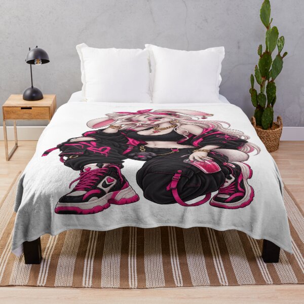Item preview, Urban Pink Bunny Streetwear Illustration designed and sold by VYBORA Studio.