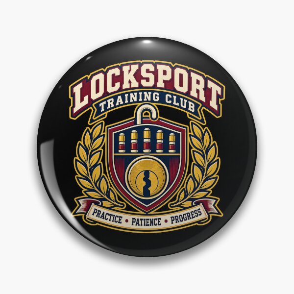Item preview, Locksport Training Club - Varsity Lockpicking Crest designed and sold by PWD-Design.
