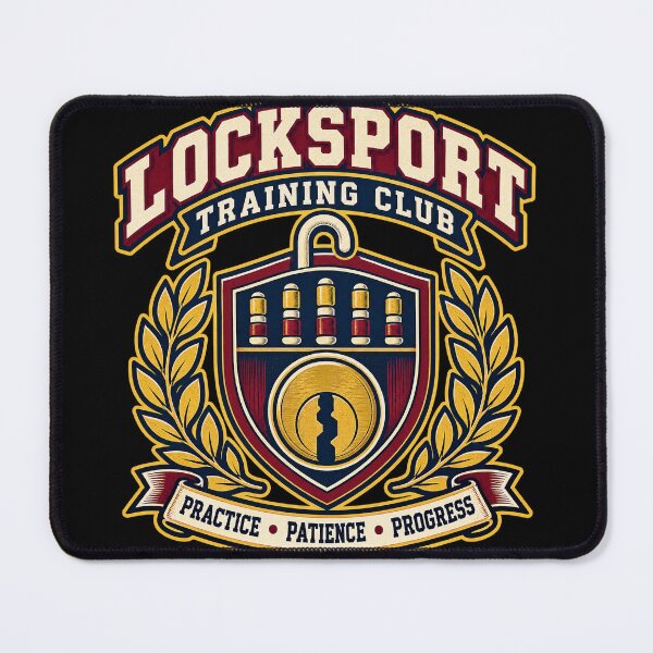 Item preview, Locksport Training Club - Varsity Lockpicking Crest designed and sold by PWD-Design.