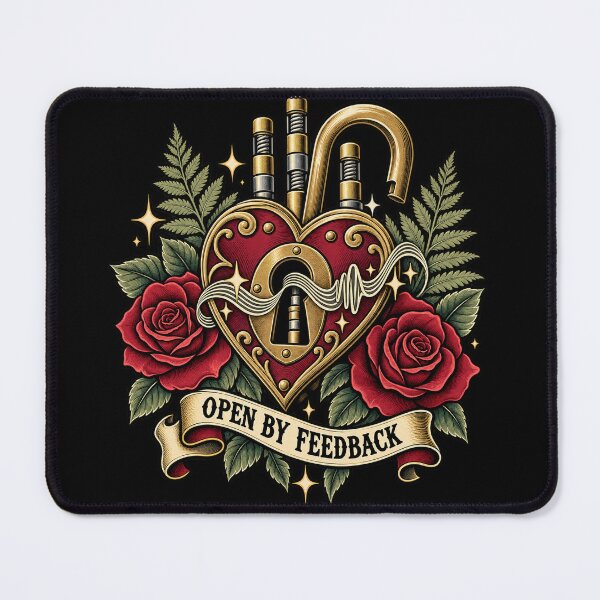 Item preview, Open by Feedback - Floral Lockpicking Tattoo Design designed and sold by PWD-Design.