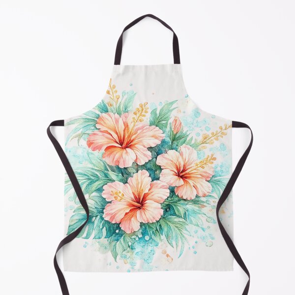 Item preview, Tropical Tide Hibiscus Bouquet | Watercolor Tropical Floral Art | Botanical Flower Illustration designed and sold by IamNolmo.