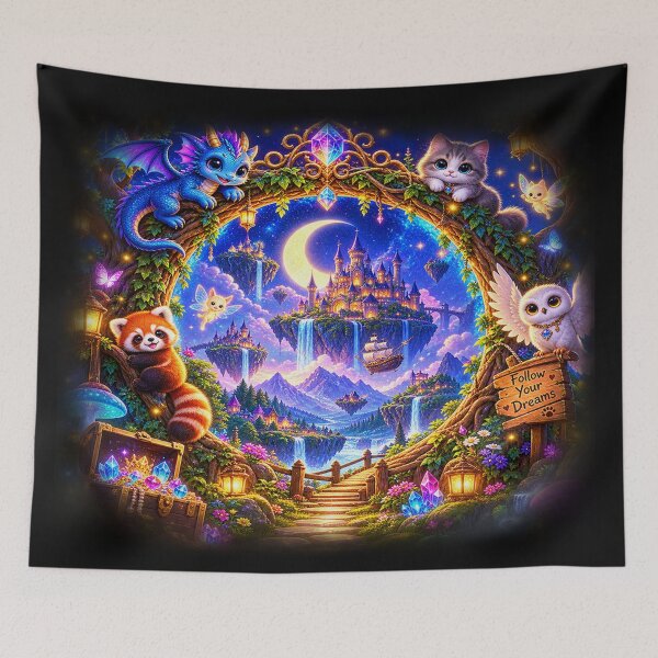Item preview, Fantasy Dream Portal – Enchanted Kingdom of Dreams designed and sold by TroviTutto.