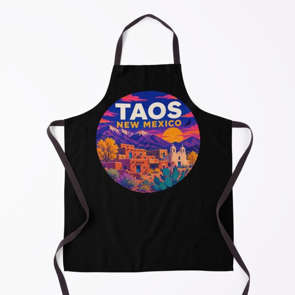 Item preview, Retro Taos New Mexico High Desert Sunset designed and sold by SimplyJasper.