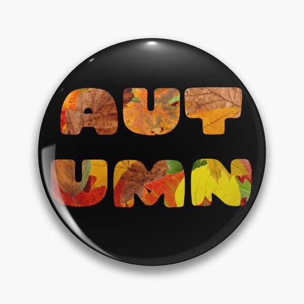 Item preview, Autumn Leaves Typography – Colorful Fall Foliage Design designed and sold by MyMerryMary.