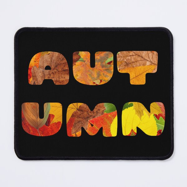 Item preview, Autumn Leaves Typography – Colorful Fall Foliage Design designed and sold by MyMerryMary.