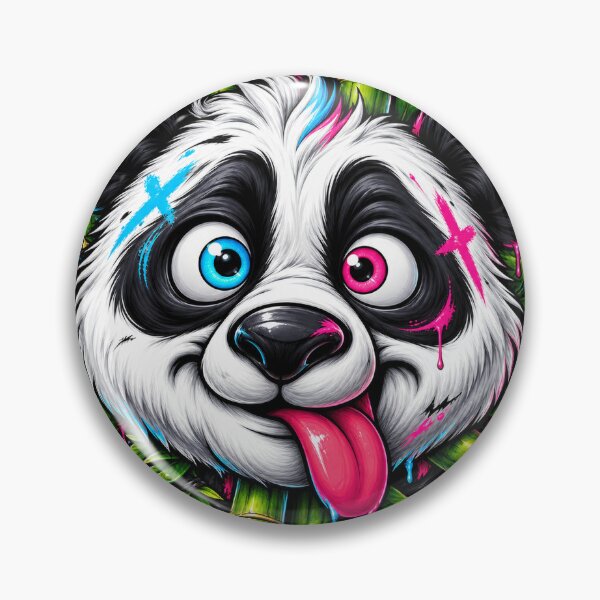 Item preview, Neon Panda Graffiti Streetwear designed and sold by VYBORA Studio.