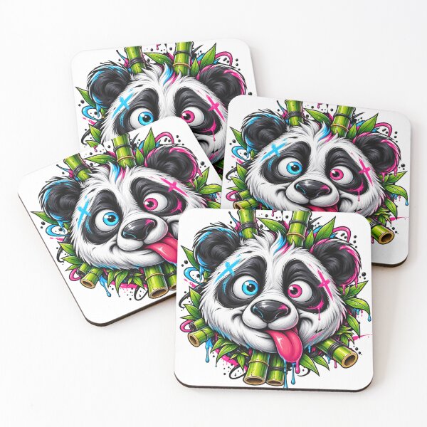 Item preview, Neon Panda Graffiti Streetwear designed and sold by VYBORA Studio.